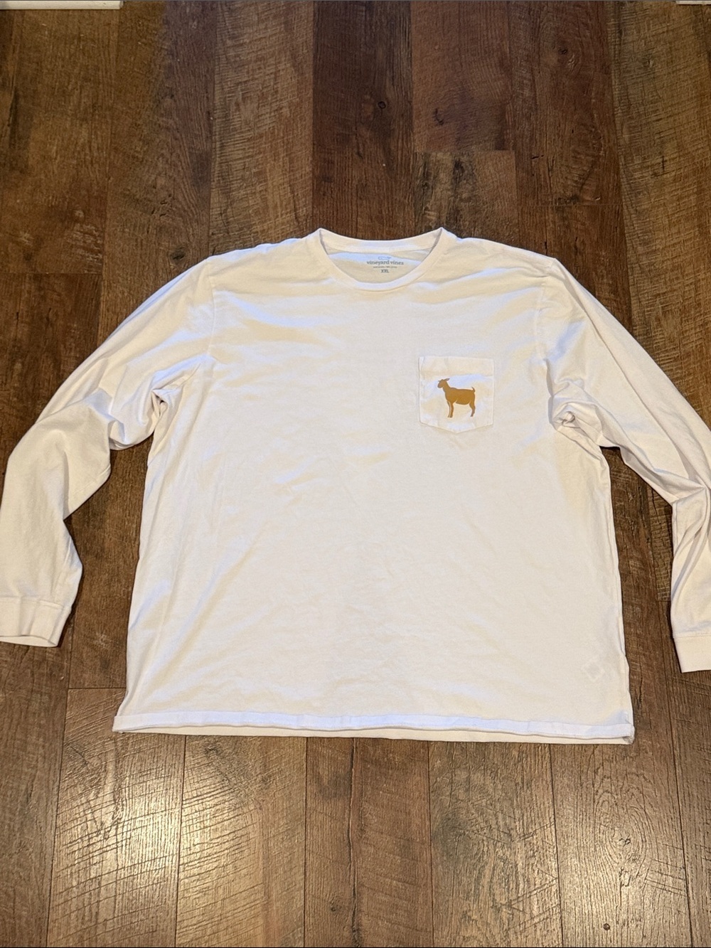 MENS VINEYARD VINES TPC SAWGRASS GOAT LONG SLEEVE XXL SHIRT